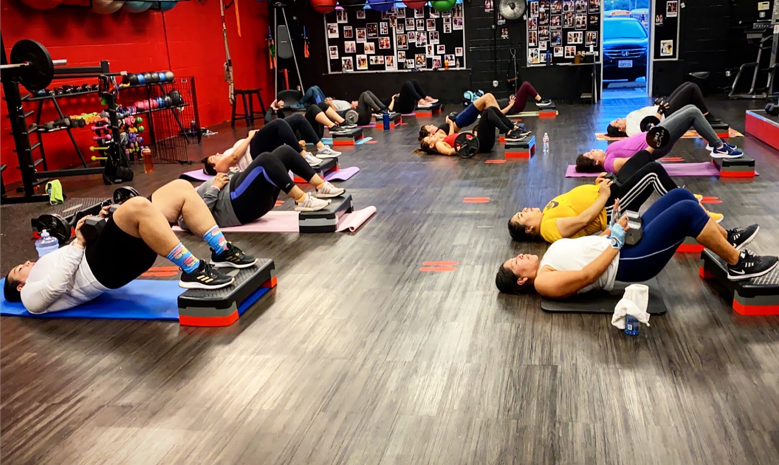 The workout floor at PowerHouse Fitness in Escondido